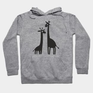 Two Giraffes Hoodie